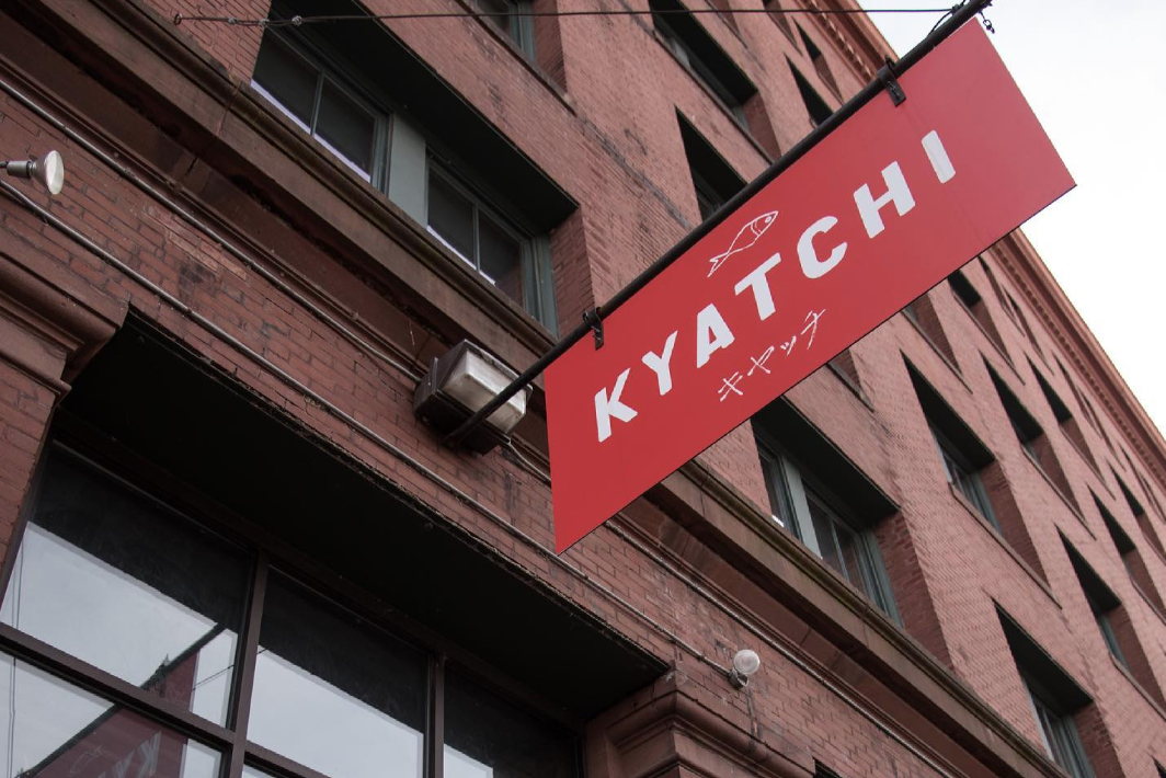the red kyatchi sign outside of the st. paul location