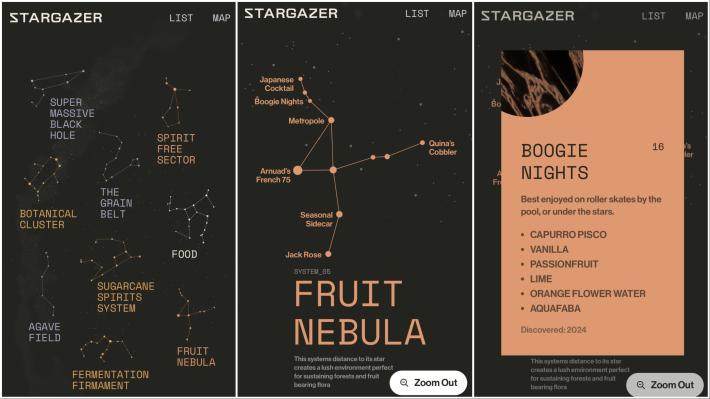 Even QR Code Haters Will Get Swept Away by Galaxy-Building Cocktail Bar ...