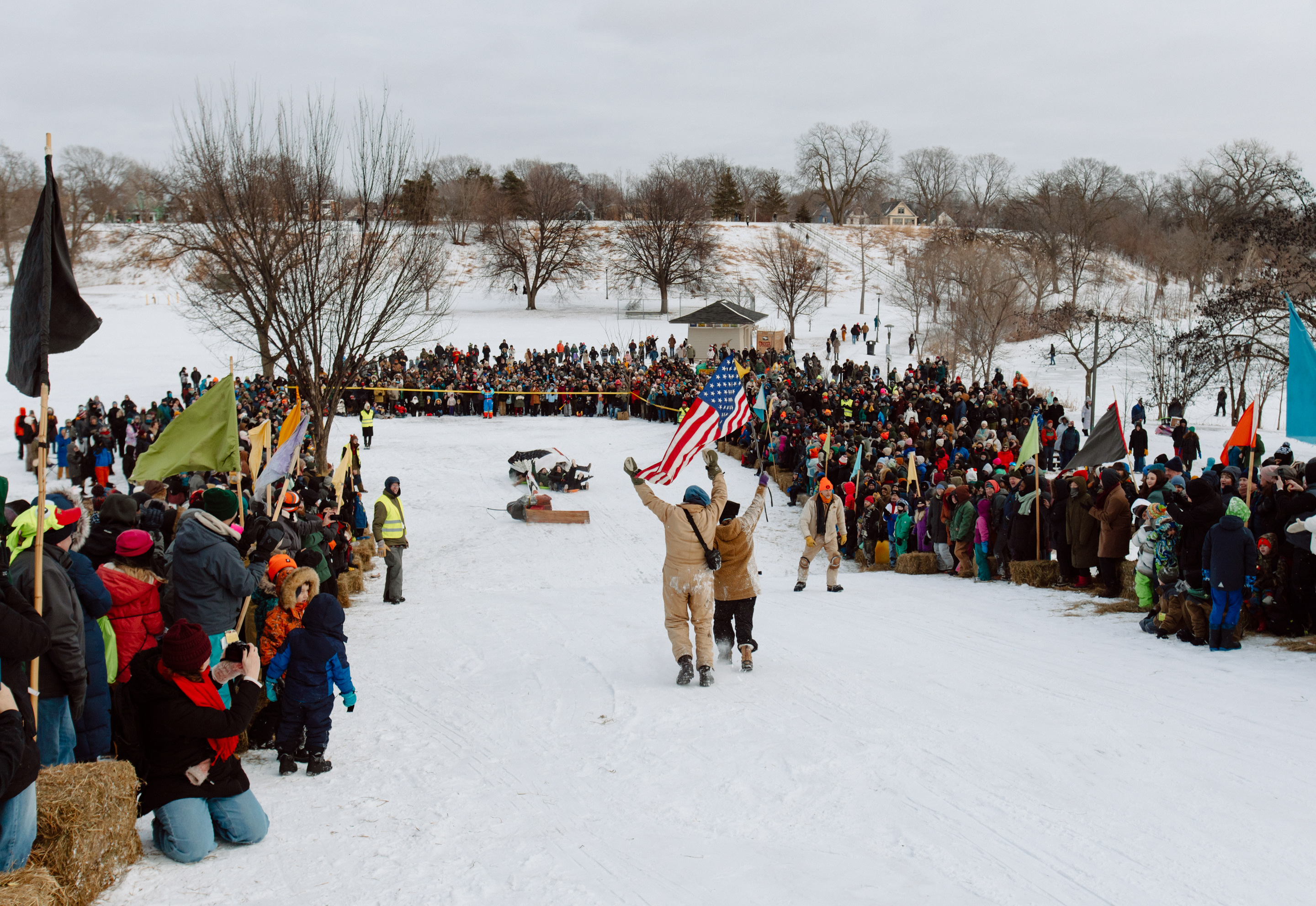 See the Protest Art, Colorful Cardboard, and Fierce Joy of the
