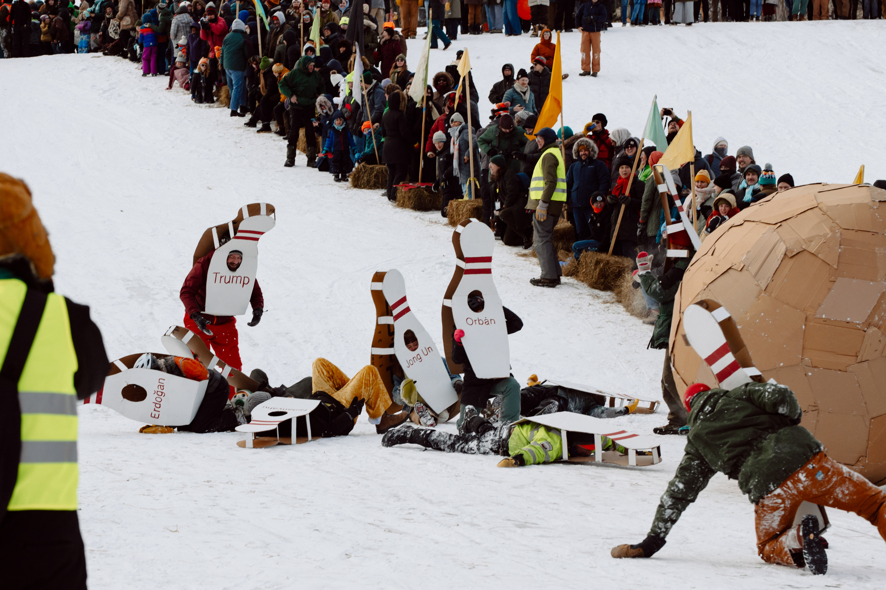 See the Protest Art, Colorful Cardboard, and Fierce Joy of the