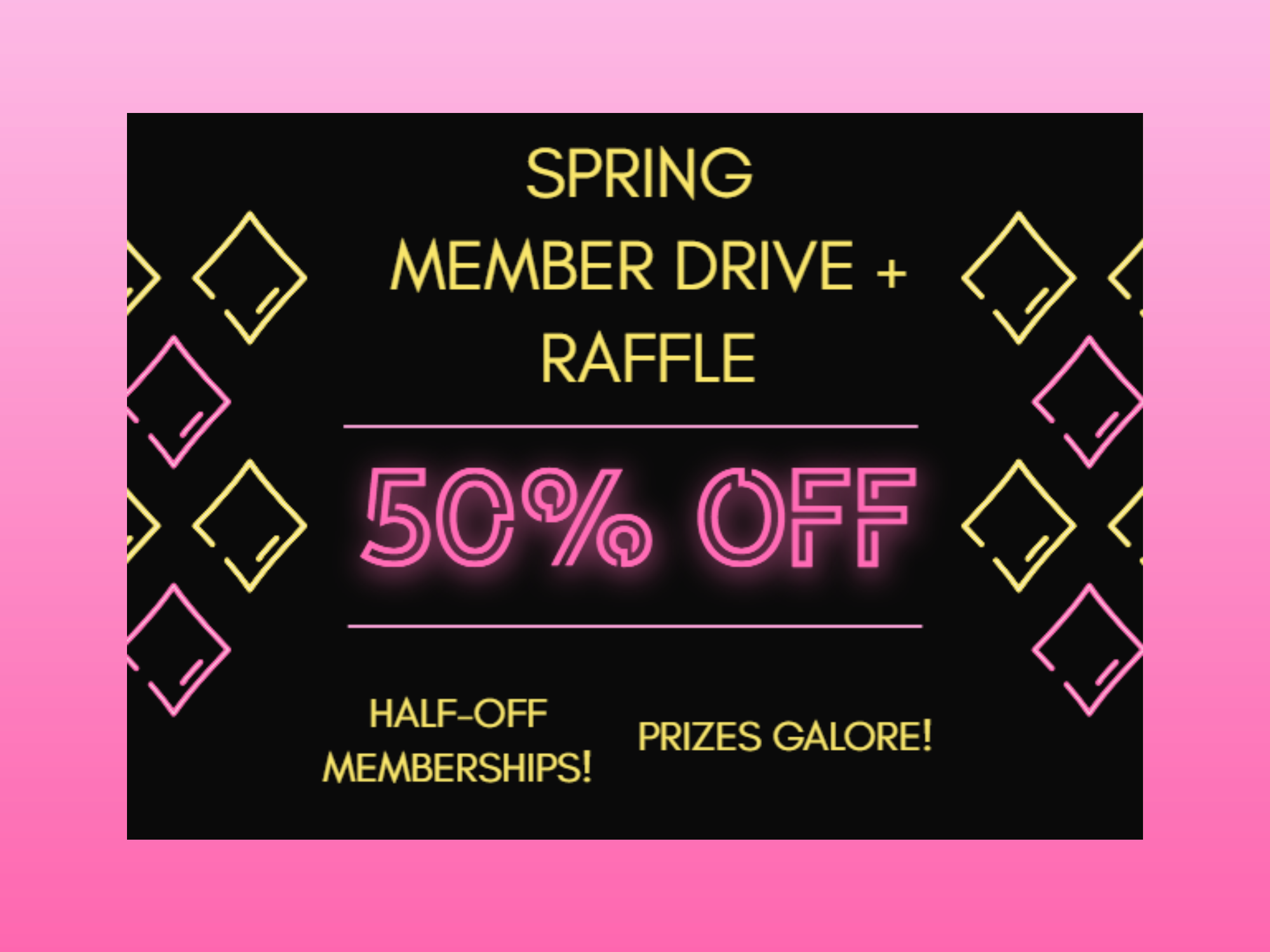 Racket Spring Member Drive + Raffle 2026 - Racket