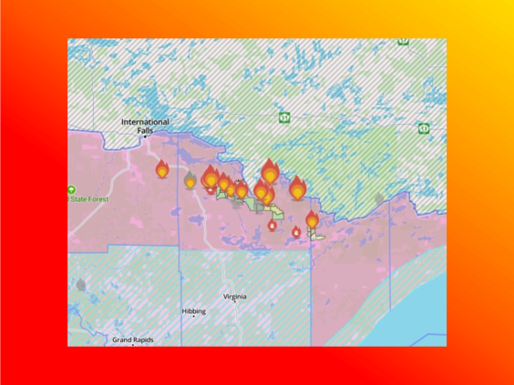 Wild MN Weather: BWCA Burning, Superior Chilling, Heat Dome Intensifying